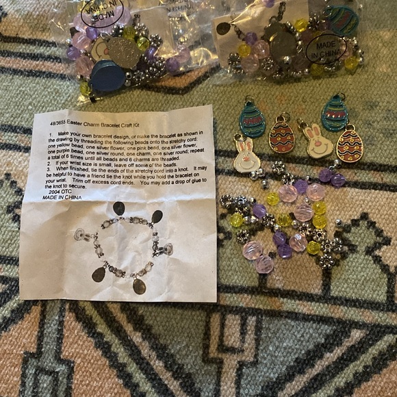 Easter charm bracelet craft kit bundle - Picture 2 of 5